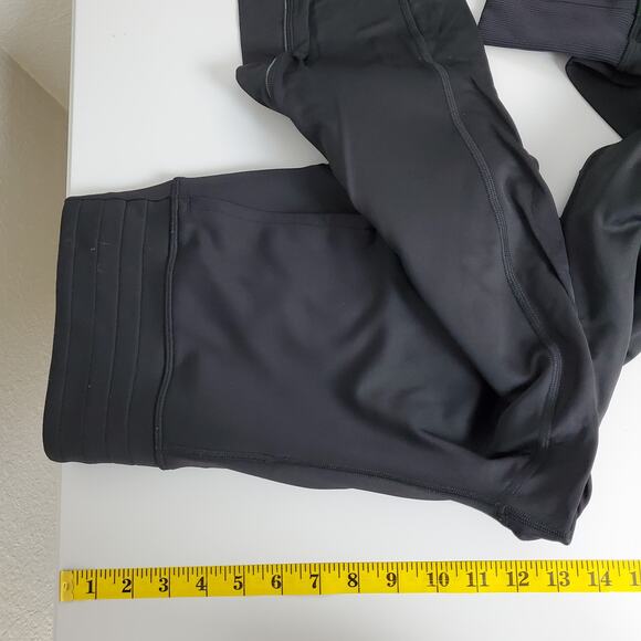 Lululemon Flurry Up High-Rise Jogger Womens Size 6 Black Fleece Lined Warm Run - Picture 5 of 6